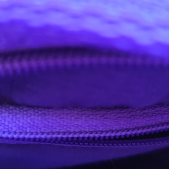 Lauren Burch Sun and Sand Purple Straw Handbag - Picture 9 of 10